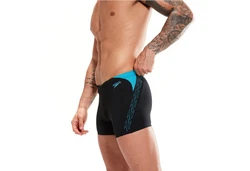 Speedo Badehose Hyperboom Splice Aquashort Türkis/Hellblau/Blau/Rot