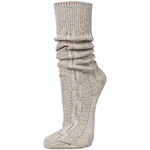 PAULGOS Trachtensocken Trachtenstrümpfe Beige/Grau/Braun