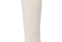 PAULGOS Trachtensocken Trachtenstrümpfe Weiß/Beige/Creme