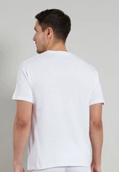 GTZBURG Unterziehshirt Herren Unterhemd 4er Pack weiß