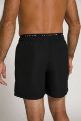 JP1880 Badehose Beachwear Elastikbund Schwarz/Rot/Türkis