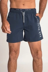 JP1880 Badehose Beachwear Elastikbund Dunkelblau/Grau/Blau