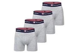 Champion Herren Boxershorts 4er Pack Hellgrau meliert