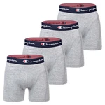 Champion Herren Boxershorts 4er Pack Hellgrau meliert