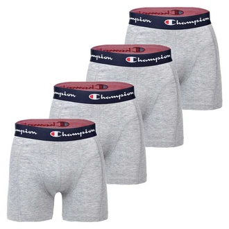 Champion Herren Boxershorts 4er Pack Hellgrau meliert Champion Herren Boxershorts 4er Pack Hellgrau meliert