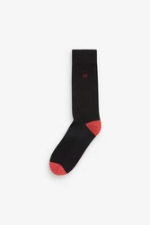 Next Socken mit gepolsterter Sohle Schwarz/Mischfarben