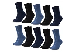 OCCULTO Basicsocken Modell Paule Dunkelblau/Blau