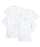 GTZBURG Unterziehshirt V-Neck T-Shirt Weiß/Dunkelblau