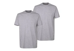 GTZBURG T-Shirt R-Neck (2-tlg) im 2er Pack Grau/Hellgrau/Dunkelgrau