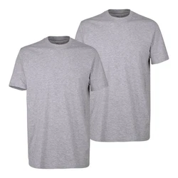 GTZBURG T-Shirt R-Neck (2-tlg) im 2er Pack Grau/Hellgrau/Dunkelgrau