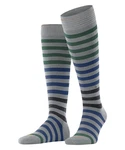 Burlington Kniestrümpfe Blackpool Blau/Türkis/Grau/Dunkelblau