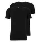 BOSS Unterziehshirt RN 2P Modern Cotton Stretch Crew-Neck Slim Fit 