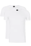 BOSS Unterziehshirt RN 2P Modern Cotton Stretch Crew-Neck Slim Fit 