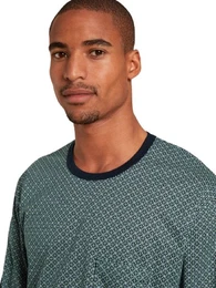 Pyjama Herren Bndchenpyjama 44584 tempest blue (1 Stck, 1 tlg., 1 Stck)
