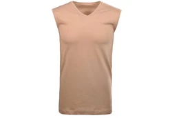 RAGMAN Unterhemd Herren 4er Pack Rosa/Beige/Gold/Khaki/Orange/Lila