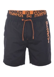 Riverso Badeshorts RIVBobby Regular Fit Herren Rot/Dunkelblau/Orange