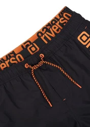 Riverso Badeshorts RIVBobby Regular Fit Herren Rot/Dunkelblau/Orange