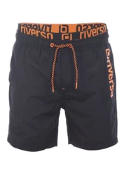 Riverso Badeshorts RIVBobby Regular Fit Herren Rot/Dunkelblau/Orange