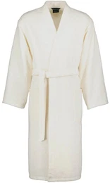 Caw Herrenbademantel Herren Bademantel mit Kimono Kragen, Midi, Baumwolle, Kimono-Kragen, Grtel, Baumwolle