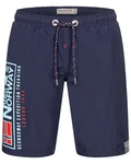 Geographical Norway Badeshorts Herren Bade Hose Shorts Dunkelblau/Blau