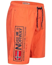 Geographical Norway Badeshorts Herren Bade Hose Shorts Orange