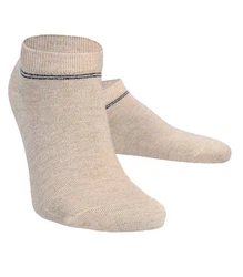 Wilox Kurzsocken Gold Linen Blend Beige
