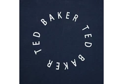 Ted Baker Pyjama Lounge Set mit Markenschriftzug Dunkelblau