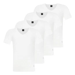 Unterziehshirt Modern T-Shirt (4-St) mit V-Ausschnitt