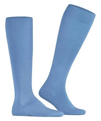 FALKE Kniestrümpfe ClimaWool Blau/Hellblau