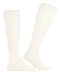 FALKE Kniestrümpfe ClimaWool Weiß/Creme