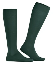FALKE Kniestrümpfe ClimaWool Dunkelgrün/Grün