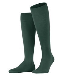 FALKE Kniestrümpfe ClimaWool Dunkelgrün/Grün