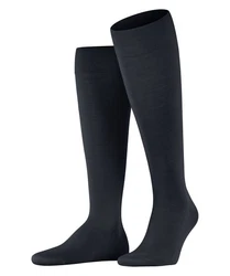 FALKE Kniestrümpfe ClimaWool Schwarz/Blau/Dunkelblau