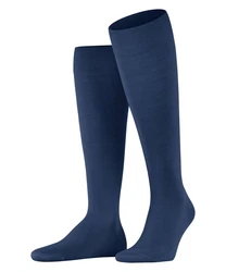 FALKE Kniestrümpfe ClimaWool Dunkelblau/Blau