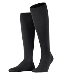FALKE Kniestrümpfe ClimaWool Schwarz