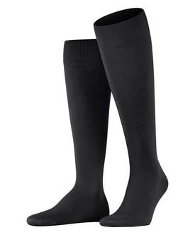 FALKE Kniestrümpfe ClimaWool Schwarz