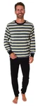 Normann Pyjama Herren Schlafanzug Dunkelblau/Creme/Grau Normann Pyjama Herren Schlafanzug Dunkelblau/Creme/Grau