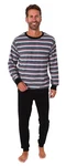 Normann Pyjama Herren Schlafanzug Mischfarben/Grau/Rot/Rosa/Lila/Gelb/Dunkelblau/Braun