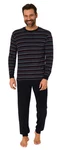 Normann Pyjama Herren Schlafanzug Rot/Dunkelblau/Bordeaux/Schwarz Normann Pyjama Herren Schlafanzug Rot/Dunkelblau/Bordeaux/Schwarz