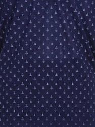 Lucky Schlafanzug Pyjama Set Langarm Dunkelblau/Blau