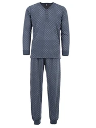 Lucky Schlafanzug Pyjama Set Langarm 