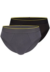 sloggi Slip 2er Pack EVER Airy Dunkelgrau/Grau/Dunkelgrün/Dunkelblau/Khaki
