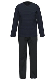 Ammann Pyjama Extra Light Cotton Set Dunkelblau