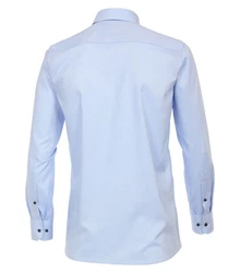 CASAMODA Businesshemd Modern Fit Kentkragen Hellblau/Dunkelblau/Blau