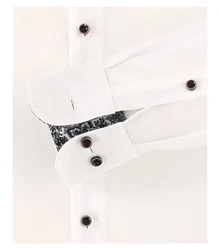 CASAMODA Businesshemd Modern Fit Kentkragen Weiß/Creme