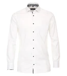 CASAMODA Businesshemd Modern Fit Kentkragen Weiß/Creme