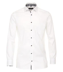 CASAMODA Businesshemd Modern Fit Kentkragen Weiß/Creme