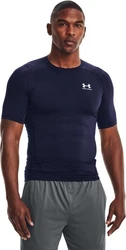Under Armour Herren UA HG Armour Comp SS T-Shirt Dunkelblau/Grau/Rot