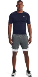 Under Armour Herren UA HG Armour Comp SS T-Shirt Dunkelblau/Grau/Rot