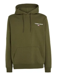 Tommy Jeans Kapuzensweatshirt TJM REG ENTRY GRAPHIC HOODIE Dunkelgrün/Grün